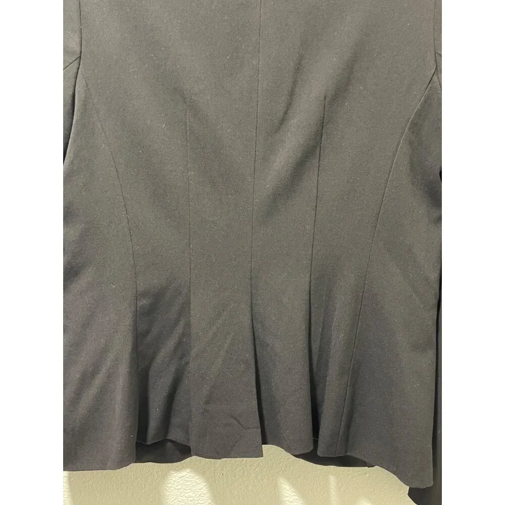 XOXO Women’s Black Blazer Size L Single Button Office Work Jacket - Picture 8 of 12